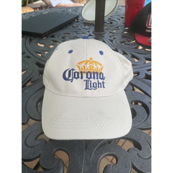 Corona Light Embroidered Men’s Cap Hat Beige Adjustable - Picture 1 of 4